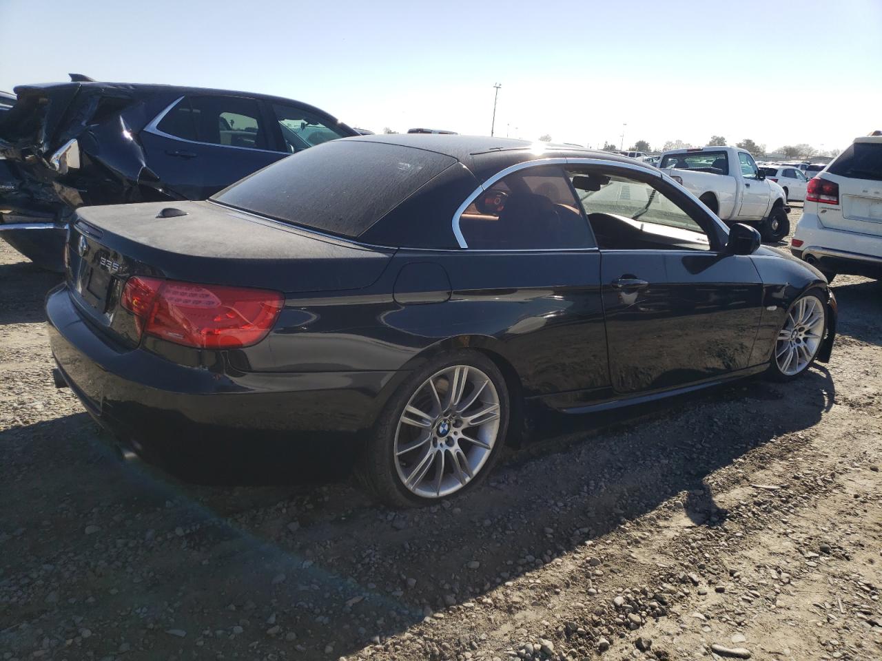 2013 BMW 3er VIN WBADX7C51DE746170 Copart auction photo, vandalism / front end damage thumbnail 3