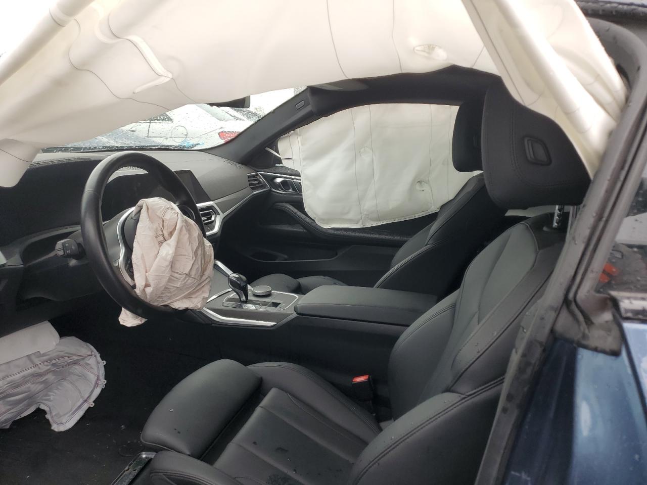 2021 BMW 4er VIN WBA53AP06MCF39008 Copart auction photo, front end / undercarriage damage thumbnail 7