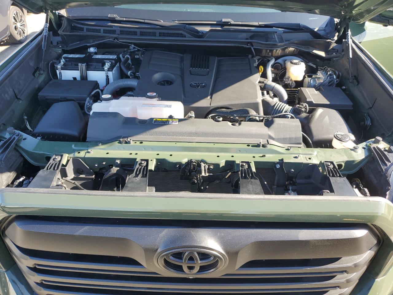 2022 Toyota Tundra VIN 5TFLA5EC3NX007386 Copart auction photo, top/roof damage thumbnail 11