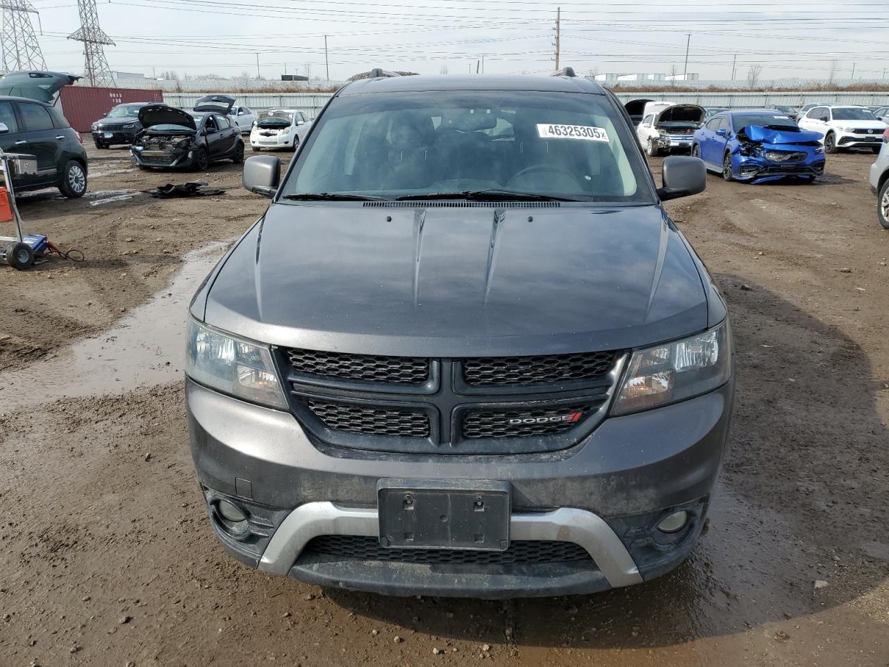 2016 Dodge Journey VIN 3C4PDDGG0GT243205 Copart auction photo, side / front end damage thumbnail 5