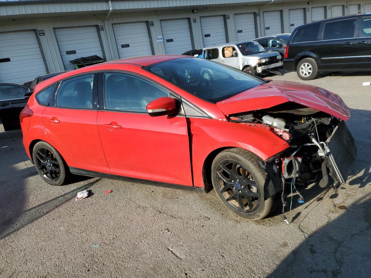 2016 Ford Focus VIN 1FADP3K2XGL321779 Copart auction photo, front end damage thumbnail 4