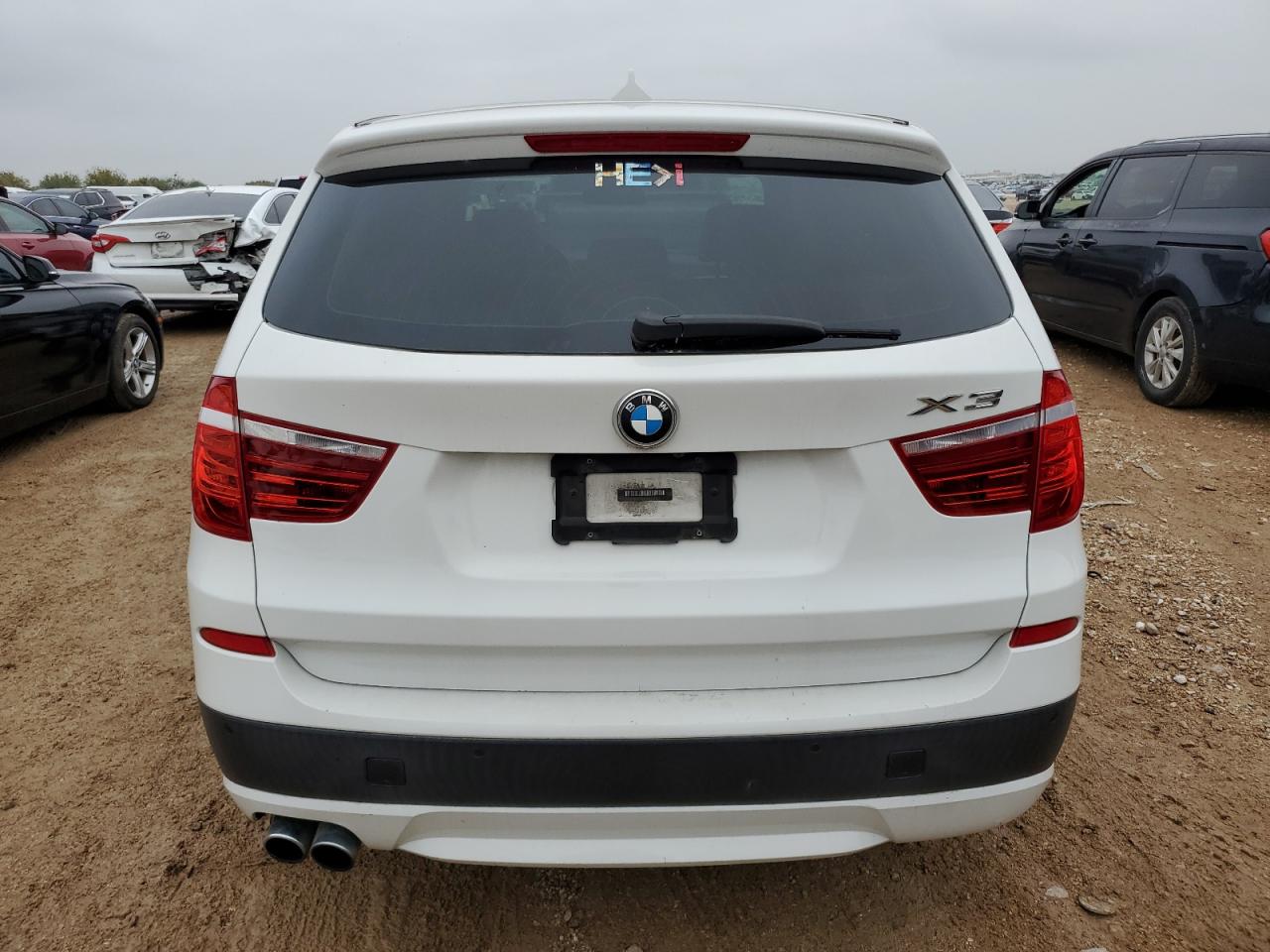 2014 BMW X3 VIN 5UXWX9C53E0D16907 Copart auction photo, mechanical damage thumbnail 6
