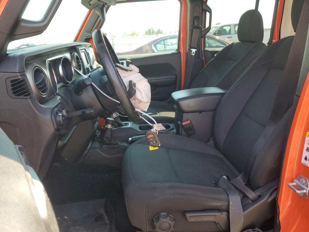 2019 Jeep Wrangler VIN 1C4HJXDG9KW501520 Copart auction photo, front end damage thumbnail 7