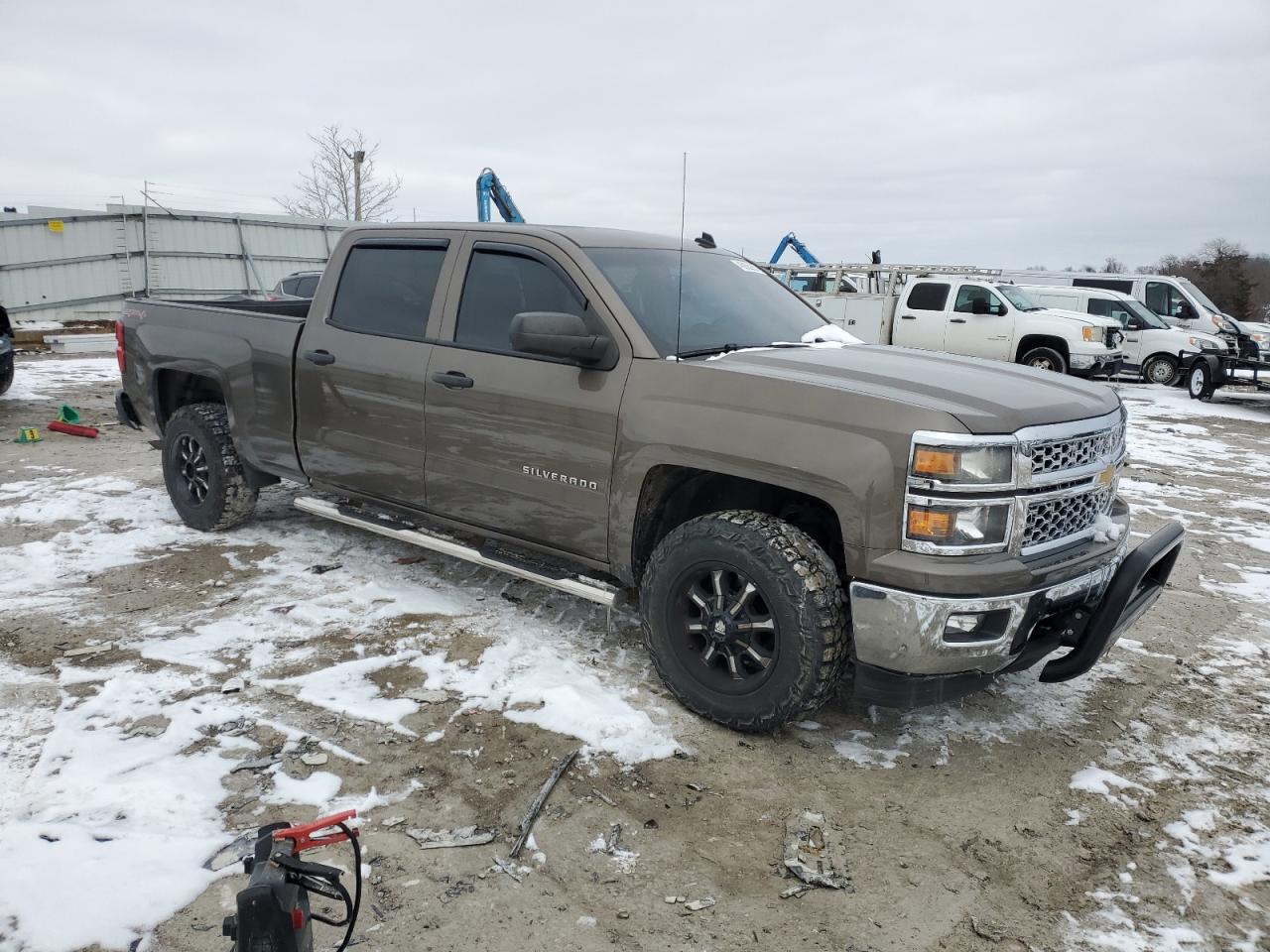 2014 Chevrolet Silverado VIN 3GCUKRECXEG539604 Copart auction photo, rear end damage thumbnail 4