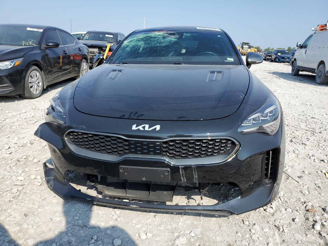 2022 KIA Stinger VIN KNAE35LD5N6113565 Copart auction photo, front end damage thumbnail 5