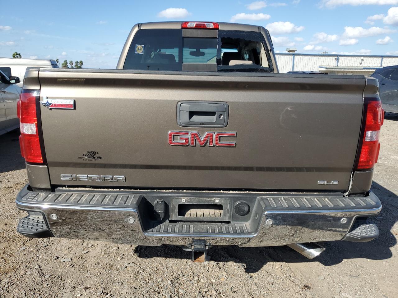 2015 GMC Sierra VIN 3GTP1UEC8FG279742 Copart auction photo, side / rear end damage thumbnail 6