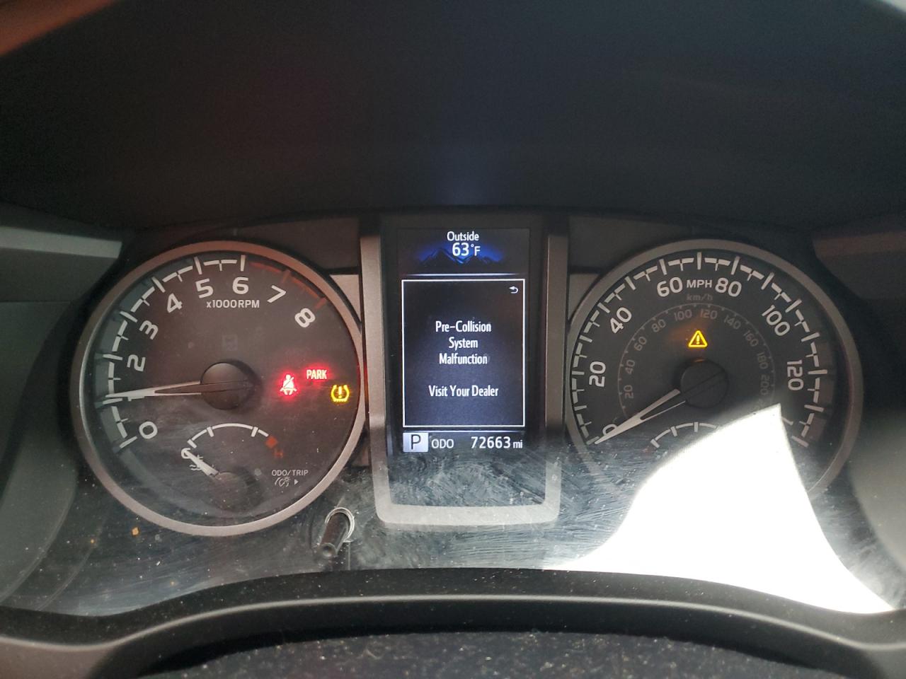 2019 Toyota Tacoma VIN 3TMAZ5CN2KM101295 Copart auction photo, front end / side damage thumbnail 9