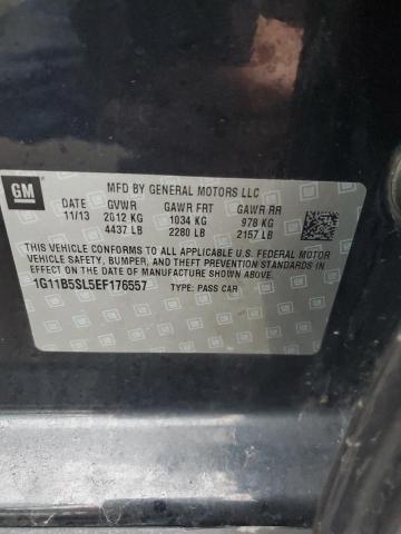 2014 Chevrolet Malibu VIN 1G11B5SL5EF176557 Copart auction photo, front end damage thumbnail 12