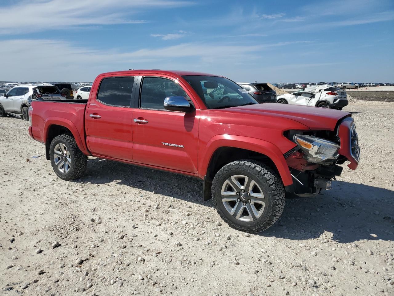 2016 Toyota Tacoma VIN 3TMGZ5ANXGM043084 Copart auction photo, front end damage thumbnail 4