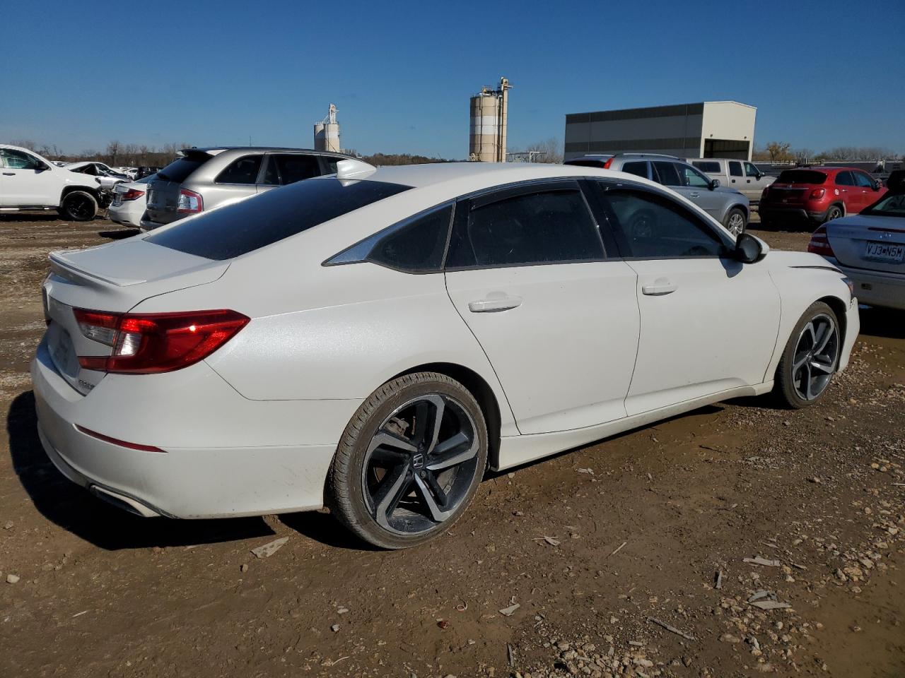 2020 Honda Accord VIN 1HGCV1F32LA119500 Copart auction photo, mechanical damage thumbnail 3