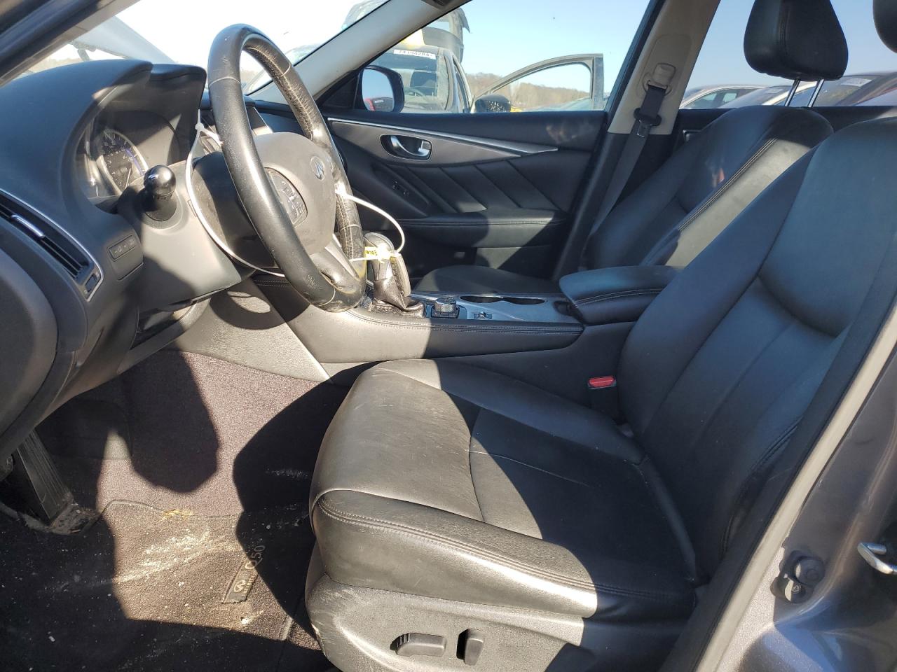 2015 Infiniti Q50 VIN JN1BV7APXFM332952 Copart auction photo, front end damage thumbnail 7