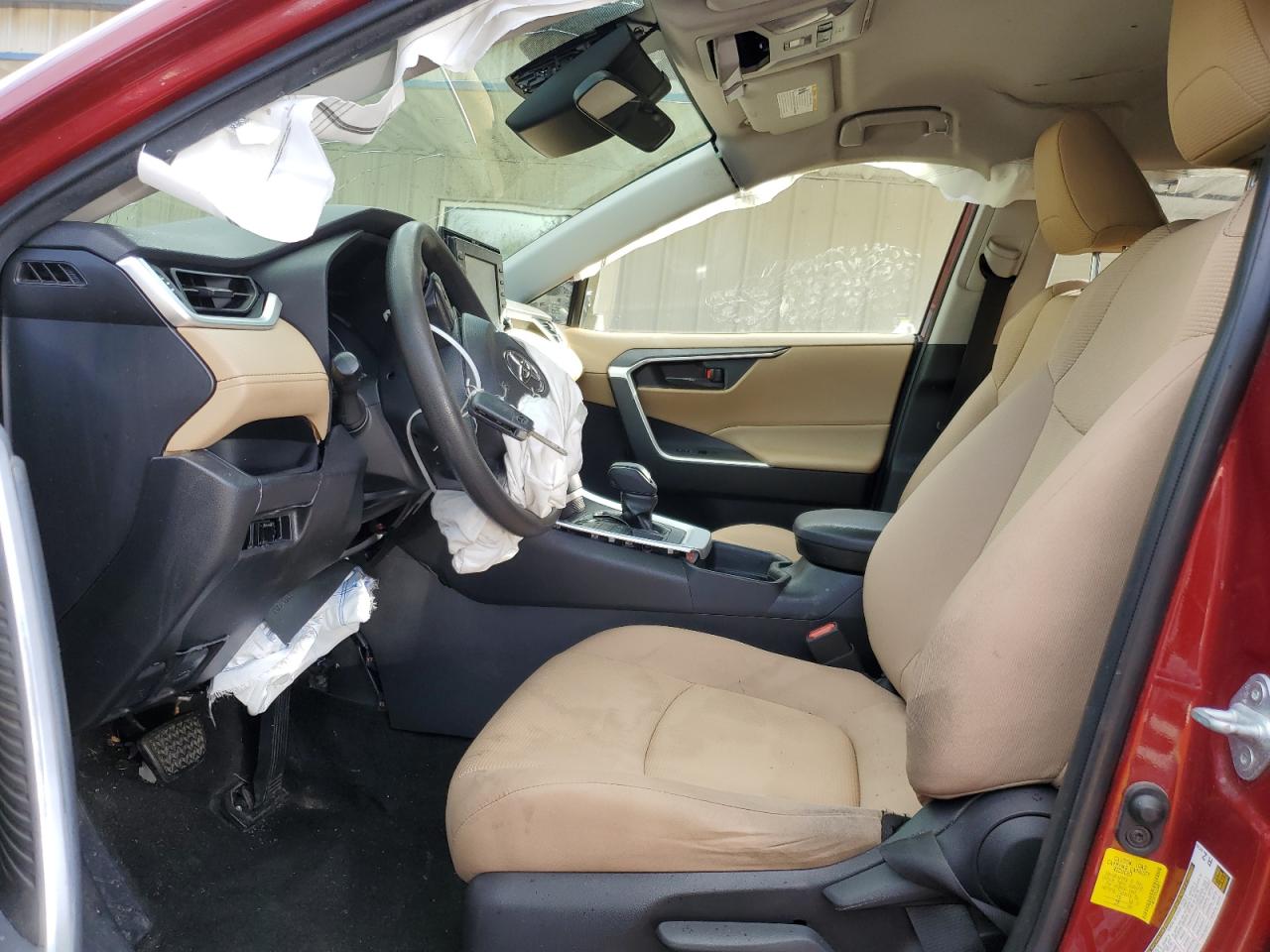 2019 Toyota RAV 4 VIN JTMF1RFV2KD046911 Copart auction photo, front end damage thumbnail 7