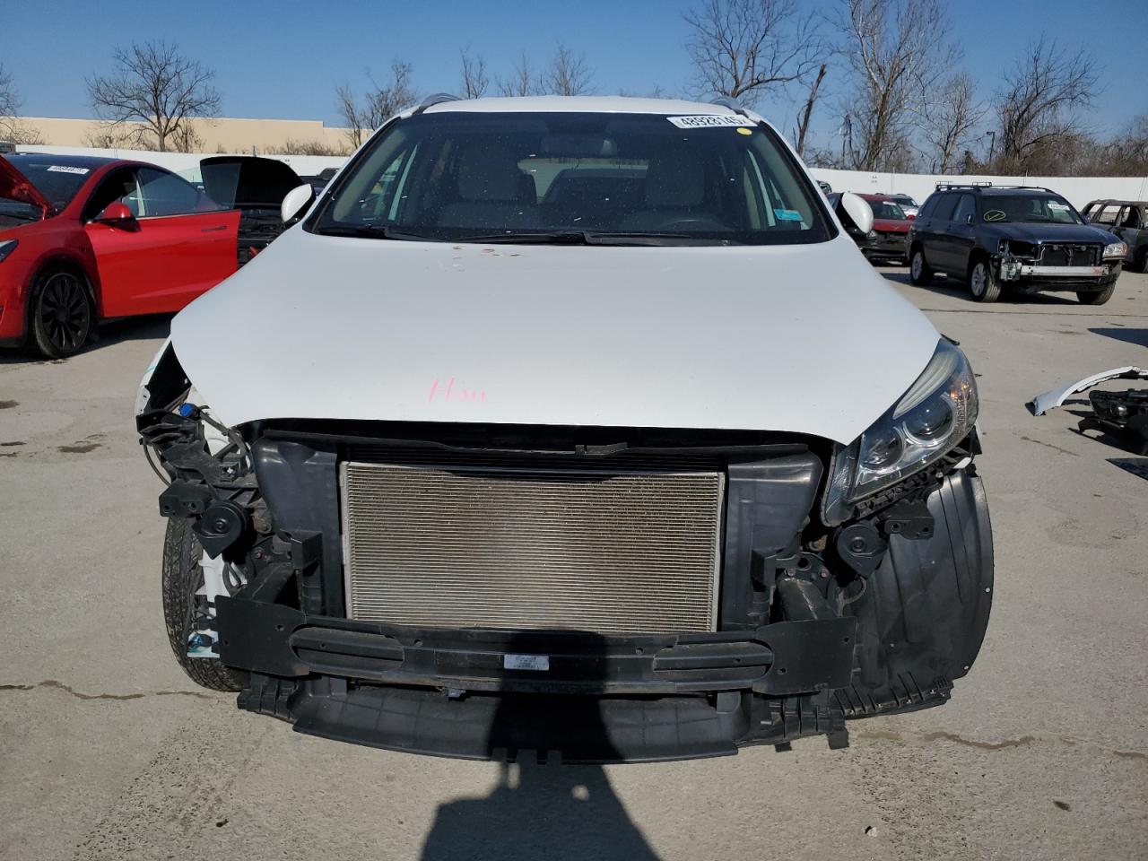 2017 KIA Sorento VIN 5XYPGDA38HG287541 Copart auction photo, front end / vandalism damage thumbnail 5
