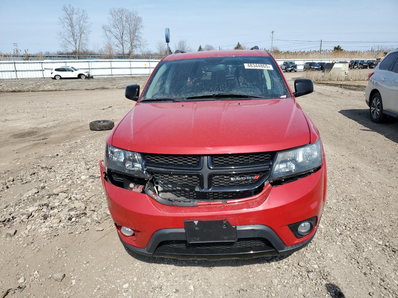 2015 Dodge Journey VIN 3C4PDCBB7FT672622 Copart auction photo, front end damage thumbnail 5
