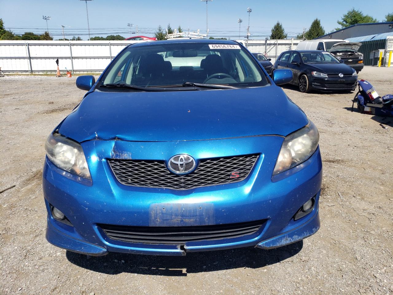 2010 Toyota Corolla VIN 2T1BU4EE5AC467270 Copart auction photo, front end / side damage thumbnail 5