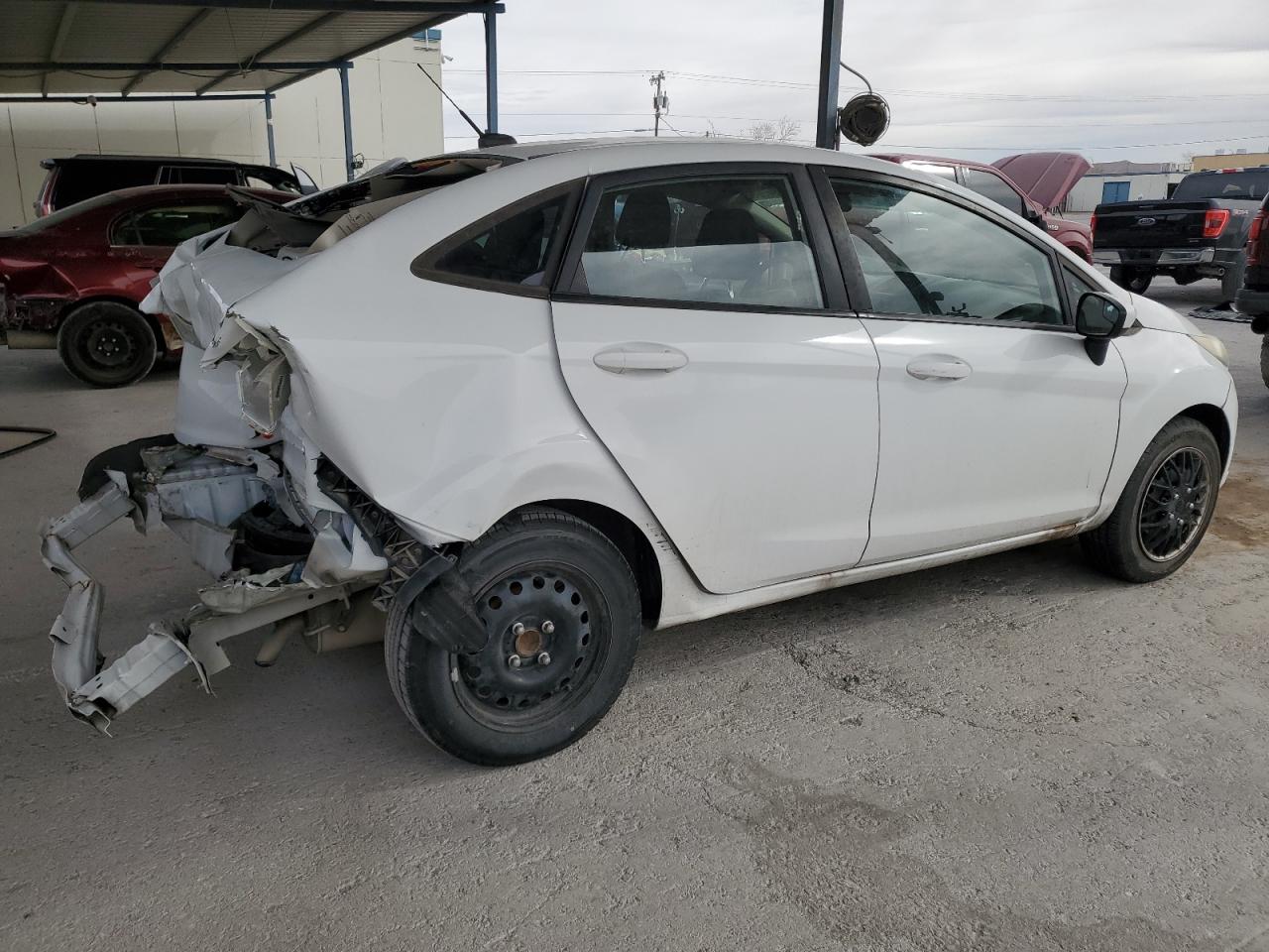 2016 Ford Fiesta VIN 3FADP4AJ3GM149494 Copart auction photo, rear end damage thumbnail 3