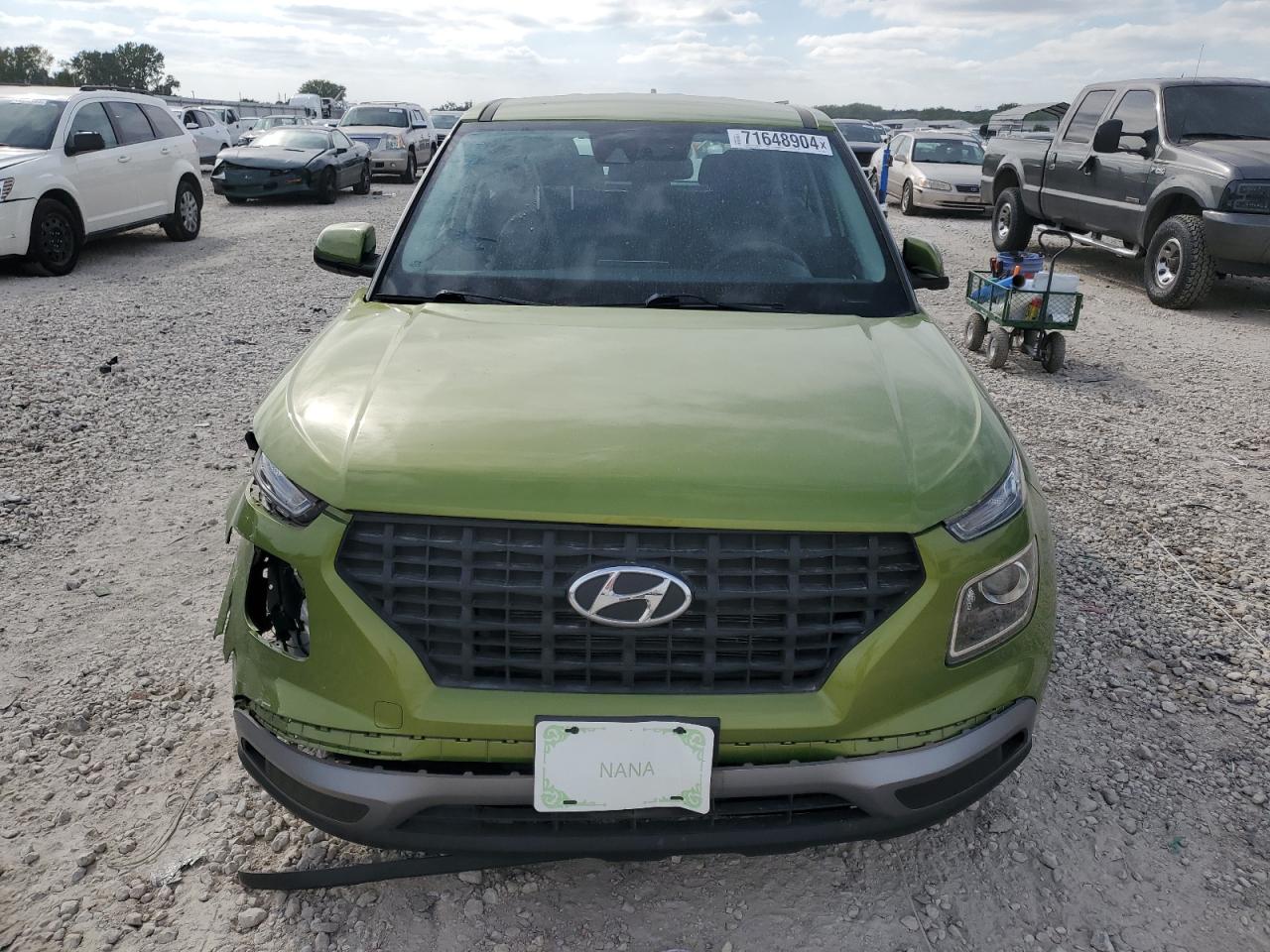2022 Hyundai Venue VIN KMHRB8A32NU134562 Copart auction photo, side / front end damage thumbnail 5
