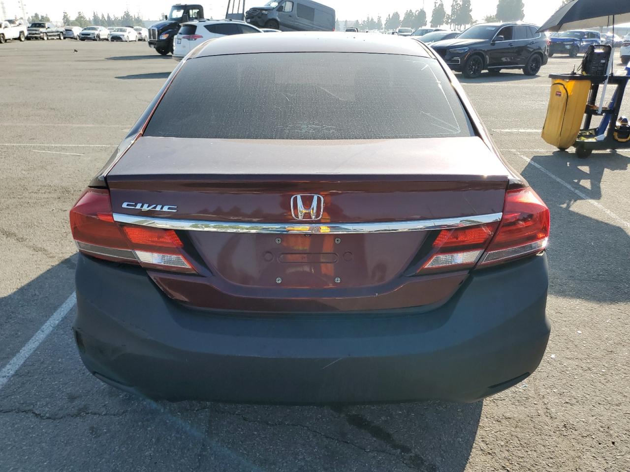 2014 Honda Civic VIN 19XFB2F5XEE228556 Copart auction photo, front end damage thumbnail 6