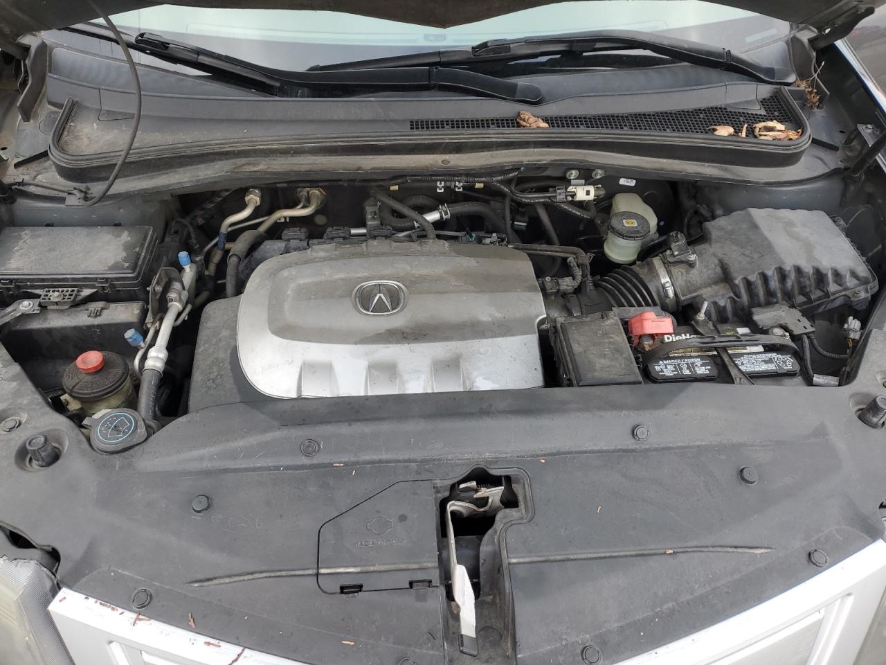 2011 Acura MDX VIN 2HNYD2H49BH517154 Copart auction photo, front end / side damage thumbnail 12