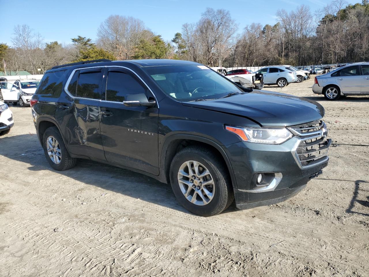 2020 Chevrolet Traverse VIN 1GNERGKW2LJ113380 Copart auction photo, front end / side damage thumbnail 4