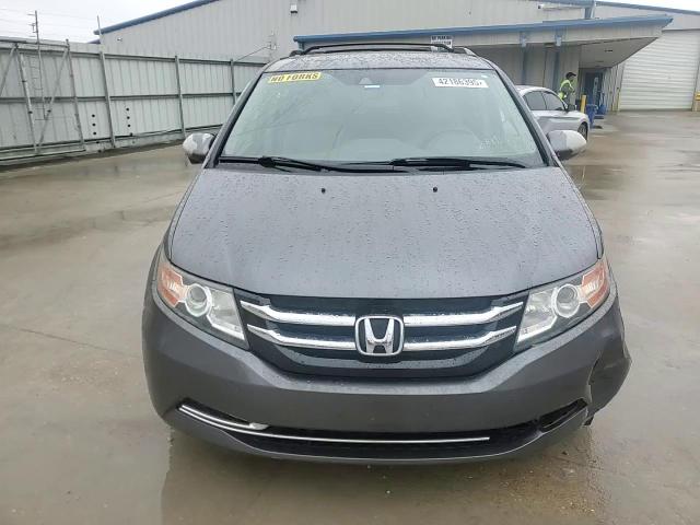 2014 Honda Odyssey VIN 5FNRL5H62EB017878 Copart auction photo, front end / side damage thumbnail 12