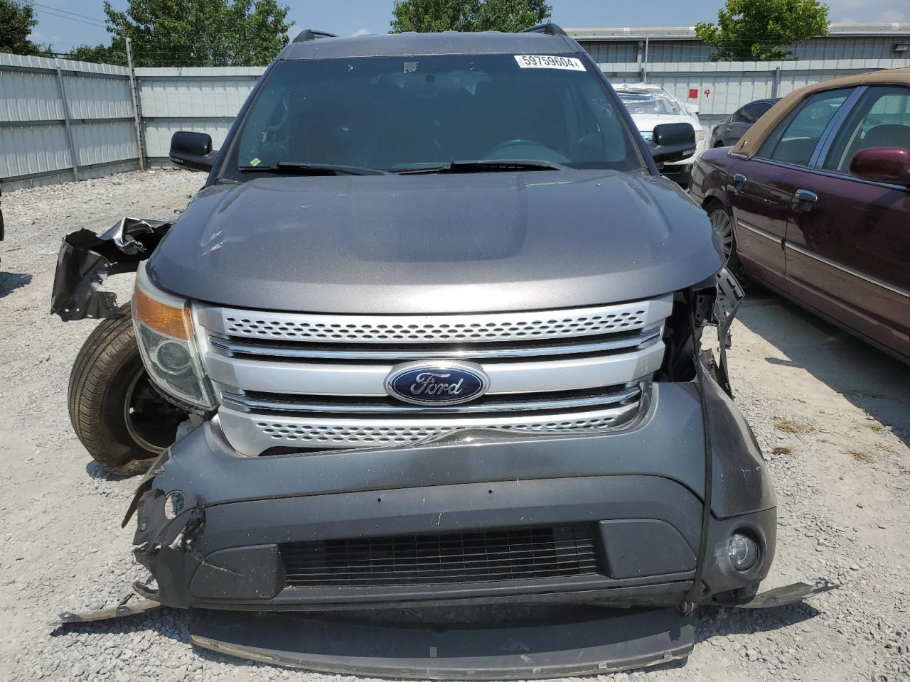 2014 Ford Explorer VIN 1FM5K7D93EGC10863 Copart auction photo, front end damage thumbnail 5