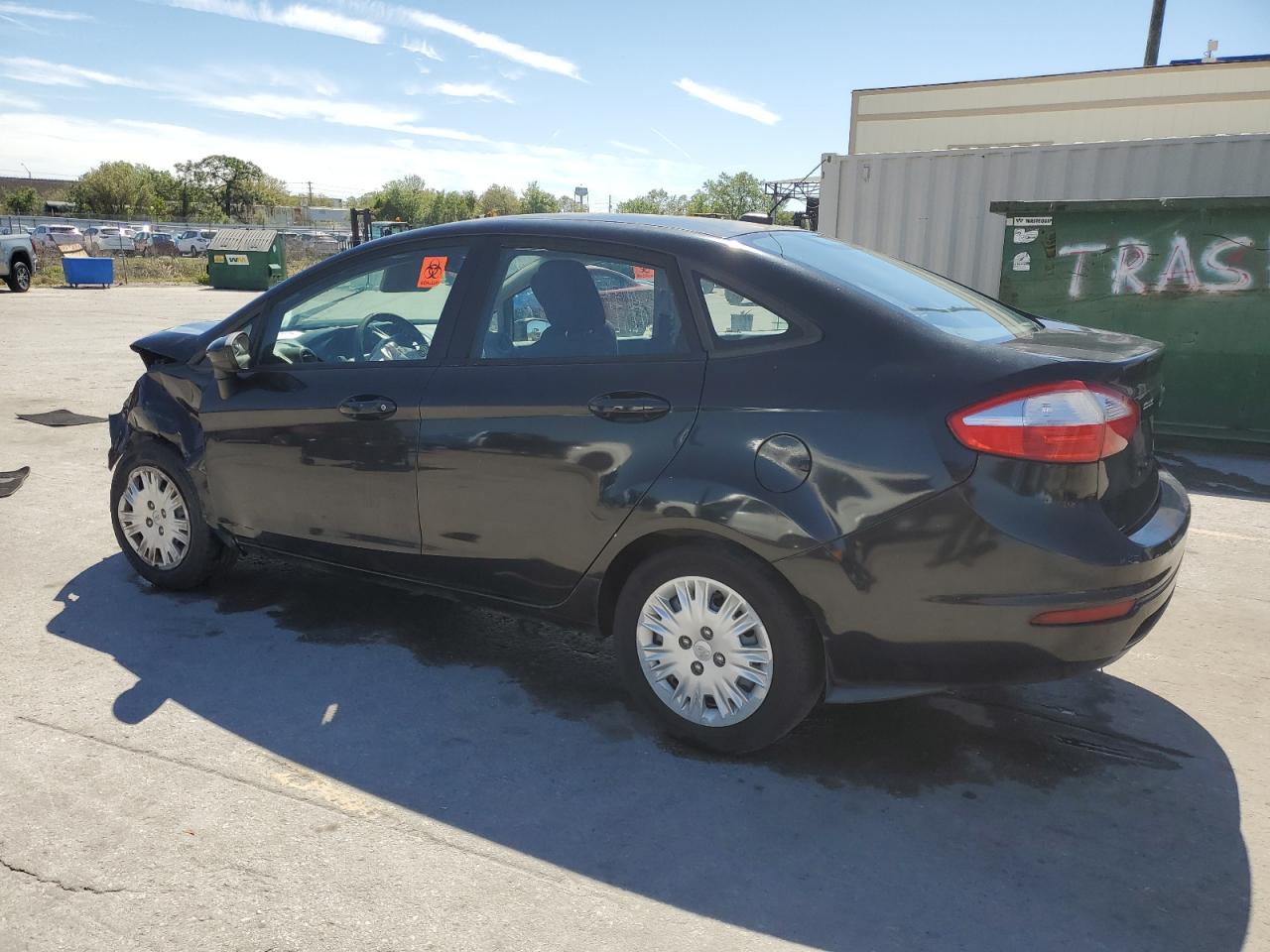 2015 Ford Fiesta VIN 3FADP4AJ3FM107499 Copart auction photo, front end / side damage thumbnail 2