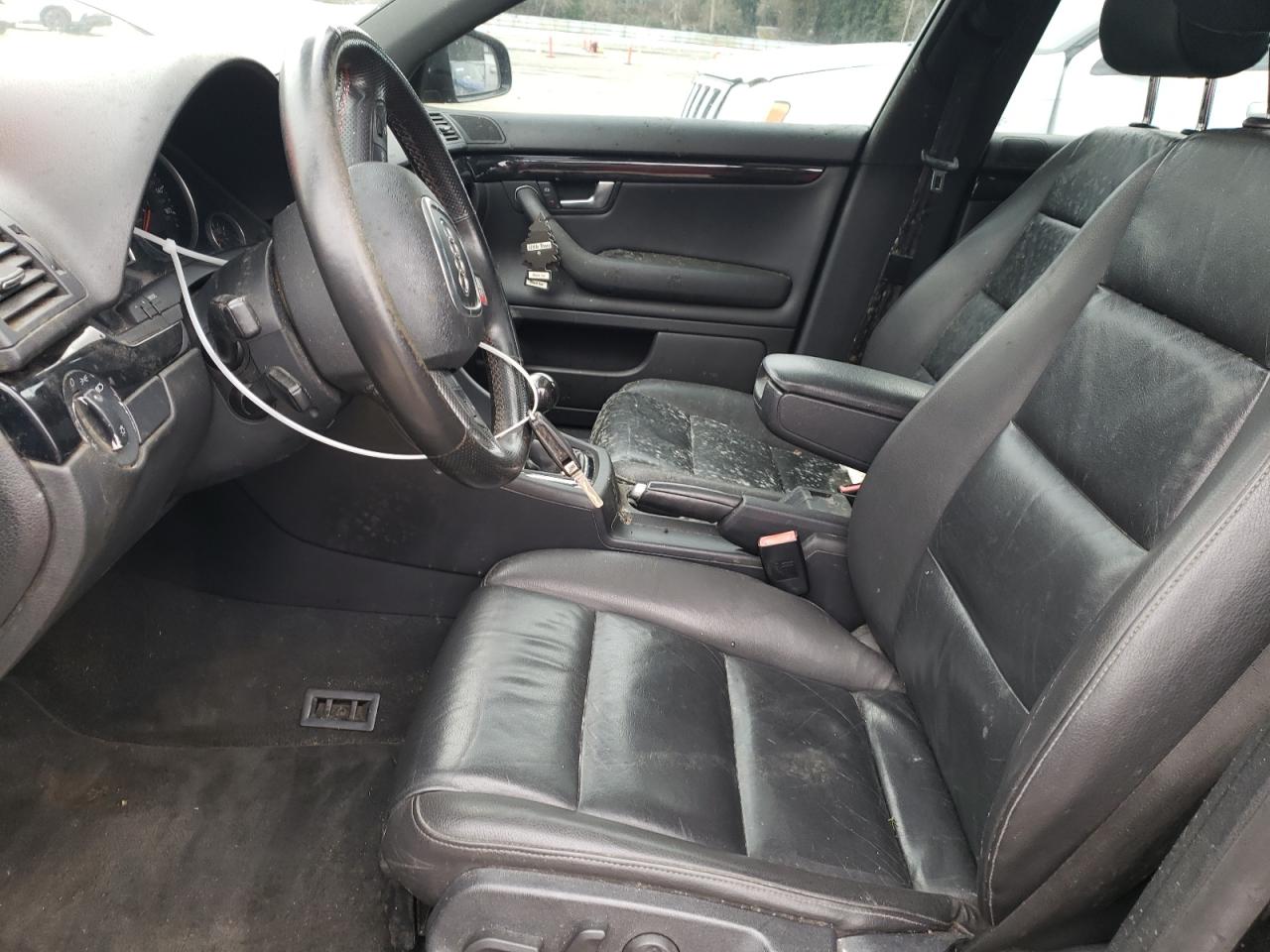 2007 Audi A4 VIN WAUBF78E67A088702 Copart auction photo, side / front end damage thumbnail 7