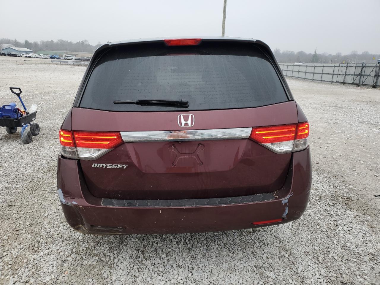 2016 Honda Odyssey VIN 5FNRL5H2XGB087029 Copart auction photo, front end / rear end damage thumbnail 6