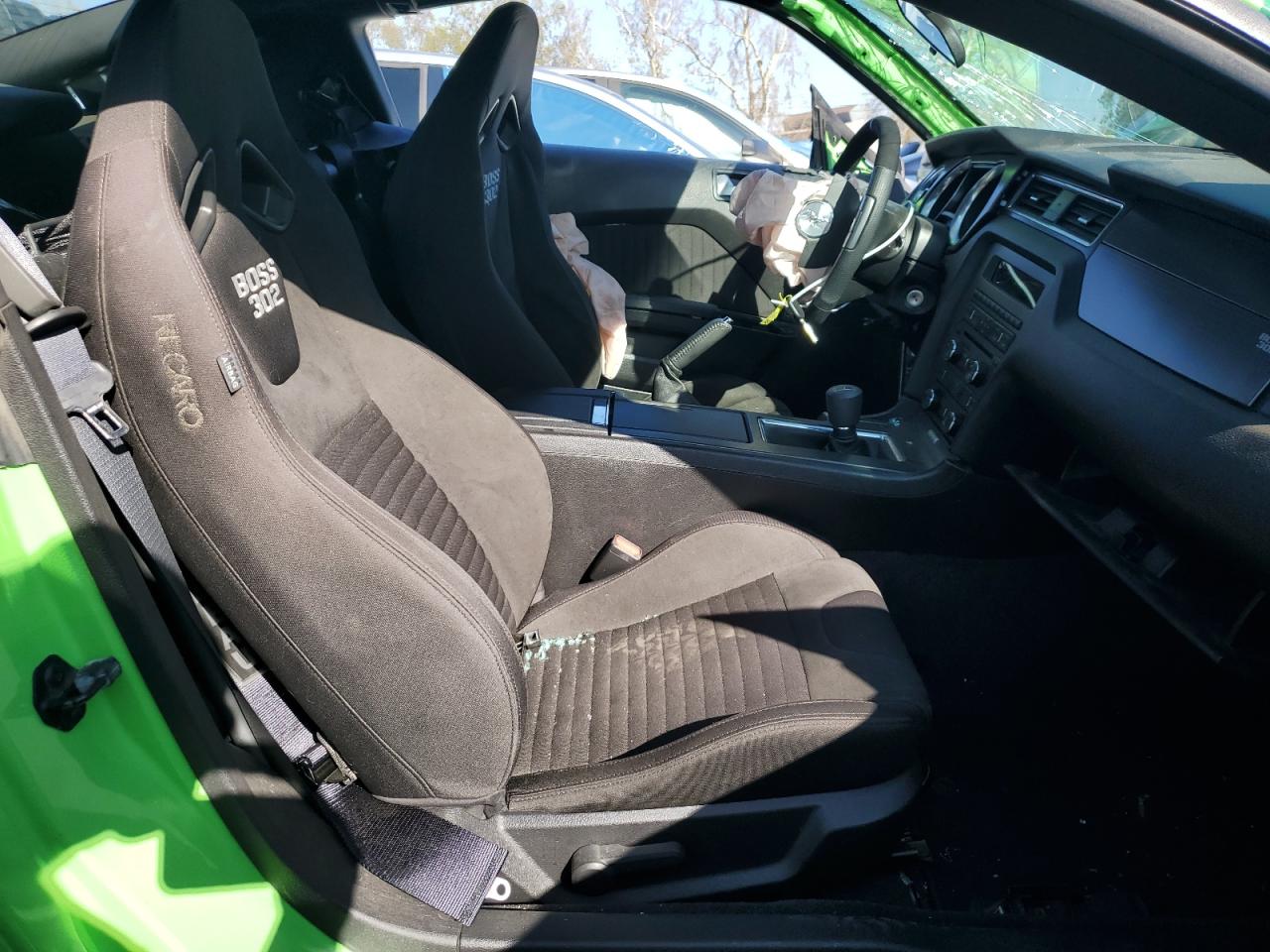 2013 Ford Mustang VIN 1ZVBP8CU5D5239017 Copart auction photo, side / front end damage thumbnail 7