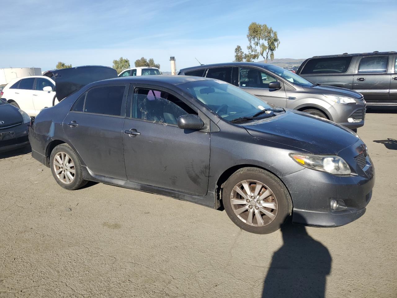 2010 Toyota Corolla VIN 1NXBU4EEXAZ324006 Copart auction photo, all over damage thumbnail 4