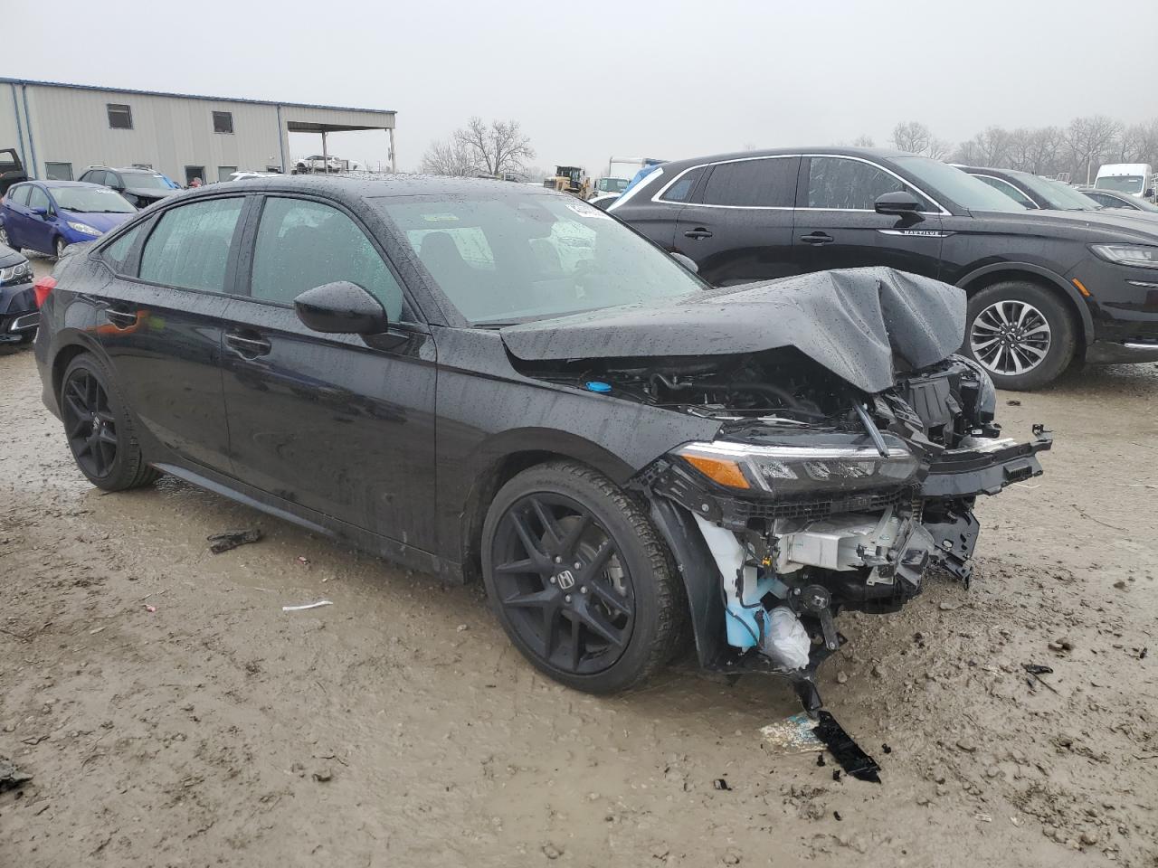 2024 Honda Civic VIN 2HGFE1E52RH474807 Copart auction photo, front end damage thumbnail 4