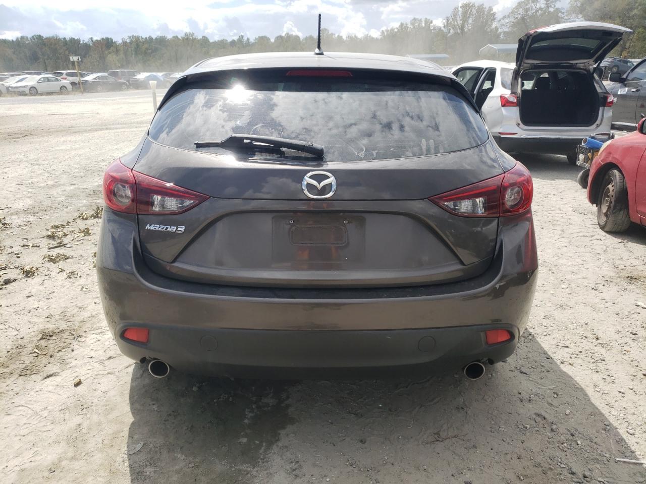 2014 Mazda 3 VIN JM1BM1L71E1193580 Copart auction photo, front end / side damage thumbnail 6