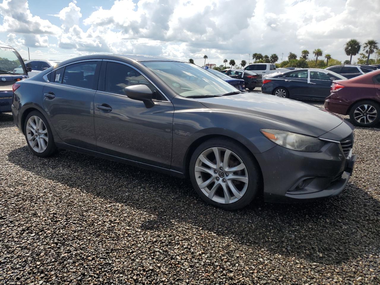 2015 Mazda 6 VIN JM1GJ1W54F1213959 Copart auction photo, water/flood damage thumbnail 4