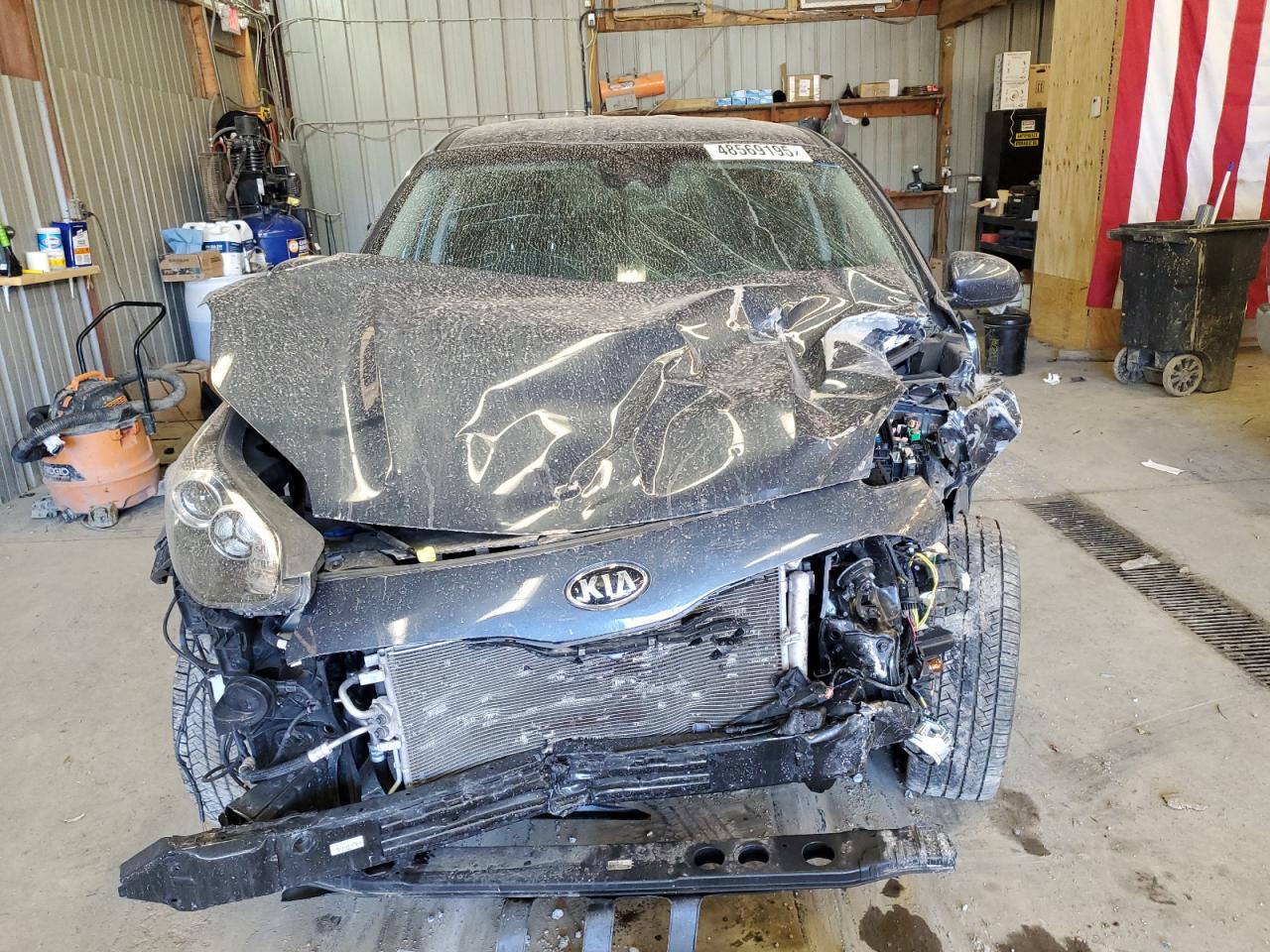 2021 KIA Sportage VIN KNDPMCAC4M7898998 Copart auction photo, front end / undercarriage damage thumbnail 5