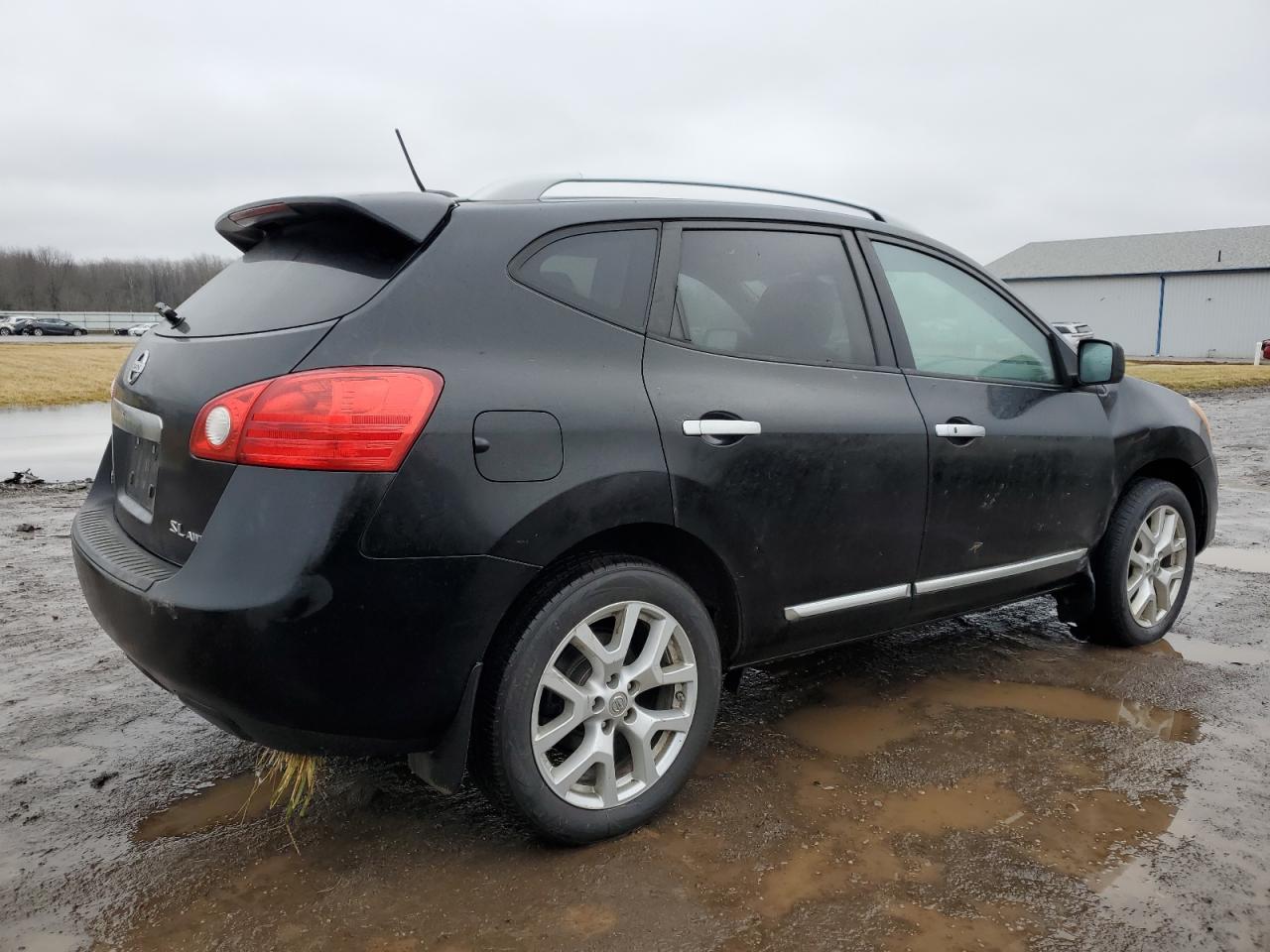 2011 Nissan Rogue VIN JN8AS5MV3BW676870 Copart auction photo, undercarriage / front end damage thumbnail 3
