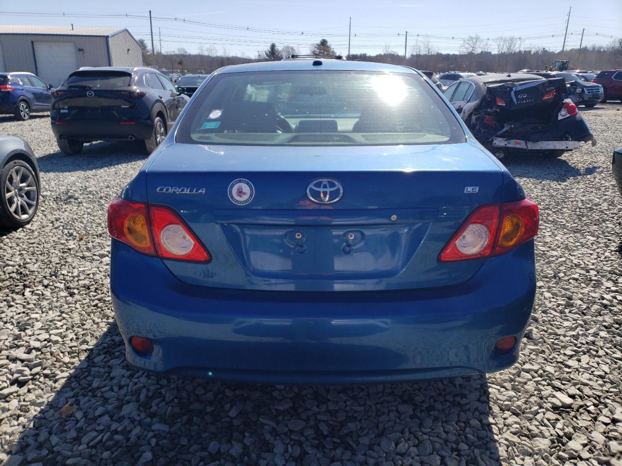 2010 Toyota Corolla VIN 1NXBU4EE5AZ319683 Copart auction photo, front end / side damage thumbnail 6