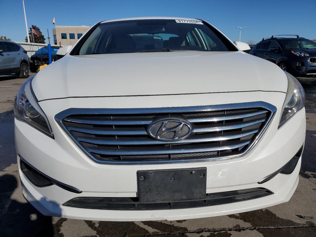 2016 Hyundai Sonata VIN 5NPE24AF8GH369373 Copart auction photo, vandalism / rear end damage thumbnail 5