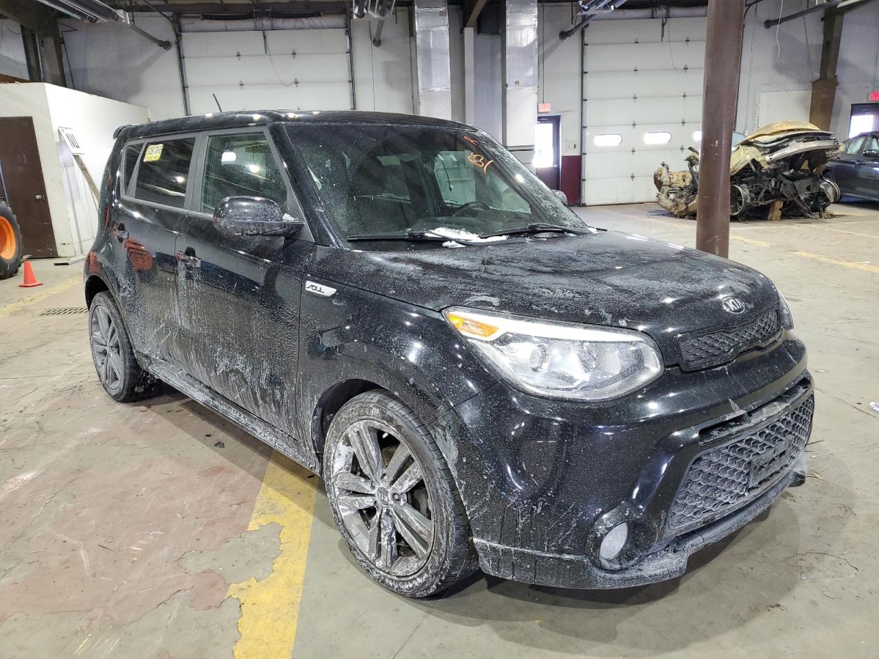 2016 KIA Soul VIN KNDJP3A50G7351617 Copart auction photo, front end / side damage thumbnail 4
