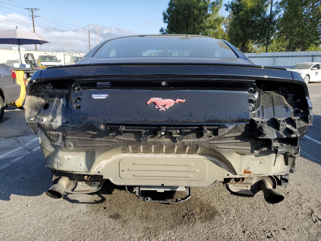 2016 Ford Mustang VIN 1FA6P8TH3G5304982 Copart auction photo, rear end damage thumbnail 6