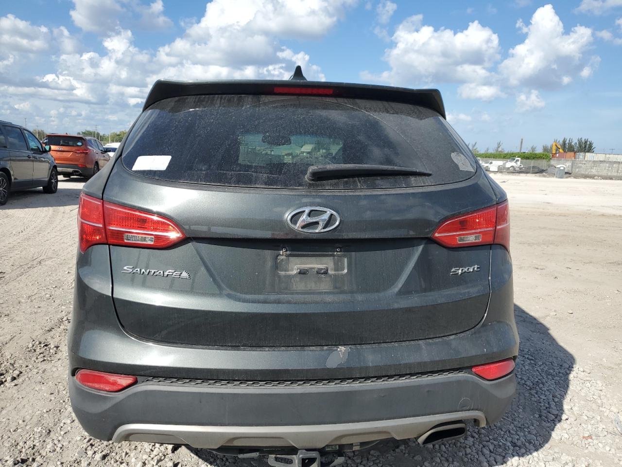 2013 Hyundai Santa Fe VIN 5XYZT3LB1DG006192 Copart auction photo, side / minor dent/scratches damage thumbnail 6