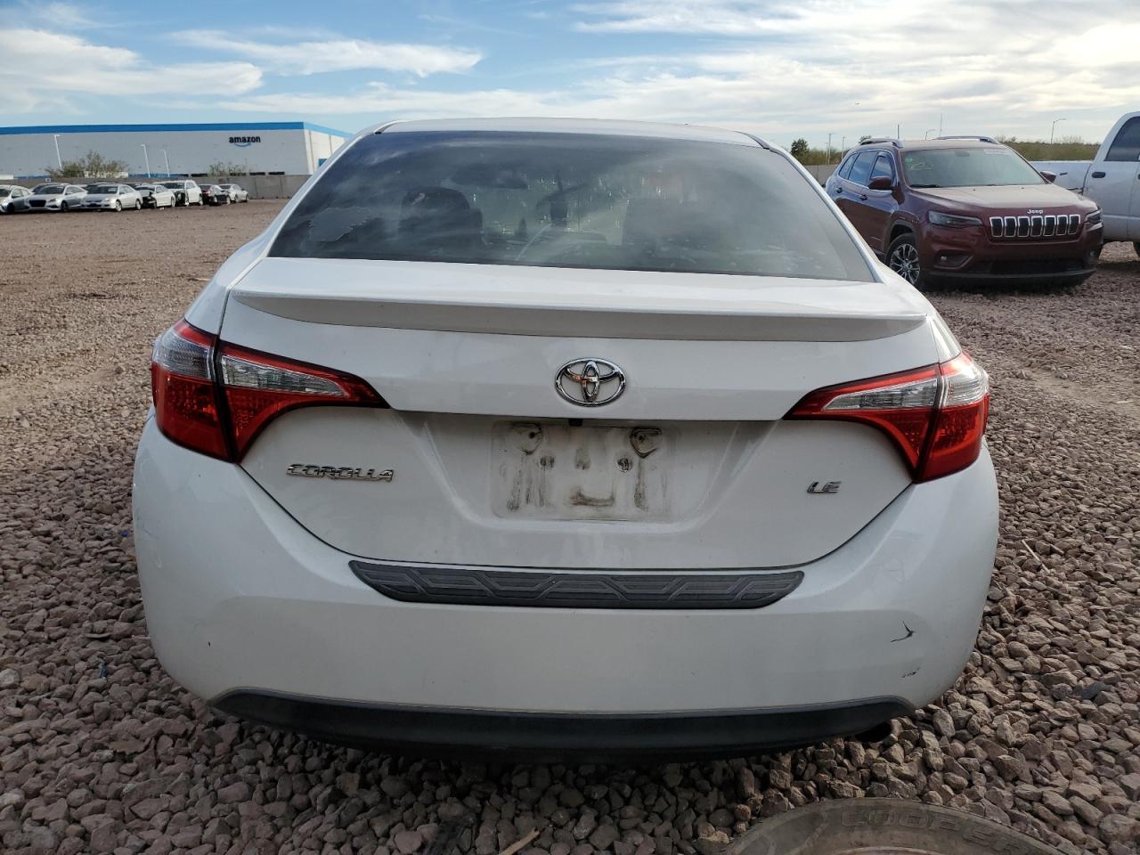 2014 Toyota Corolla VIN 5YFBURHE8EP158911 Copart auction photo, front end / side damage thumbnail 6