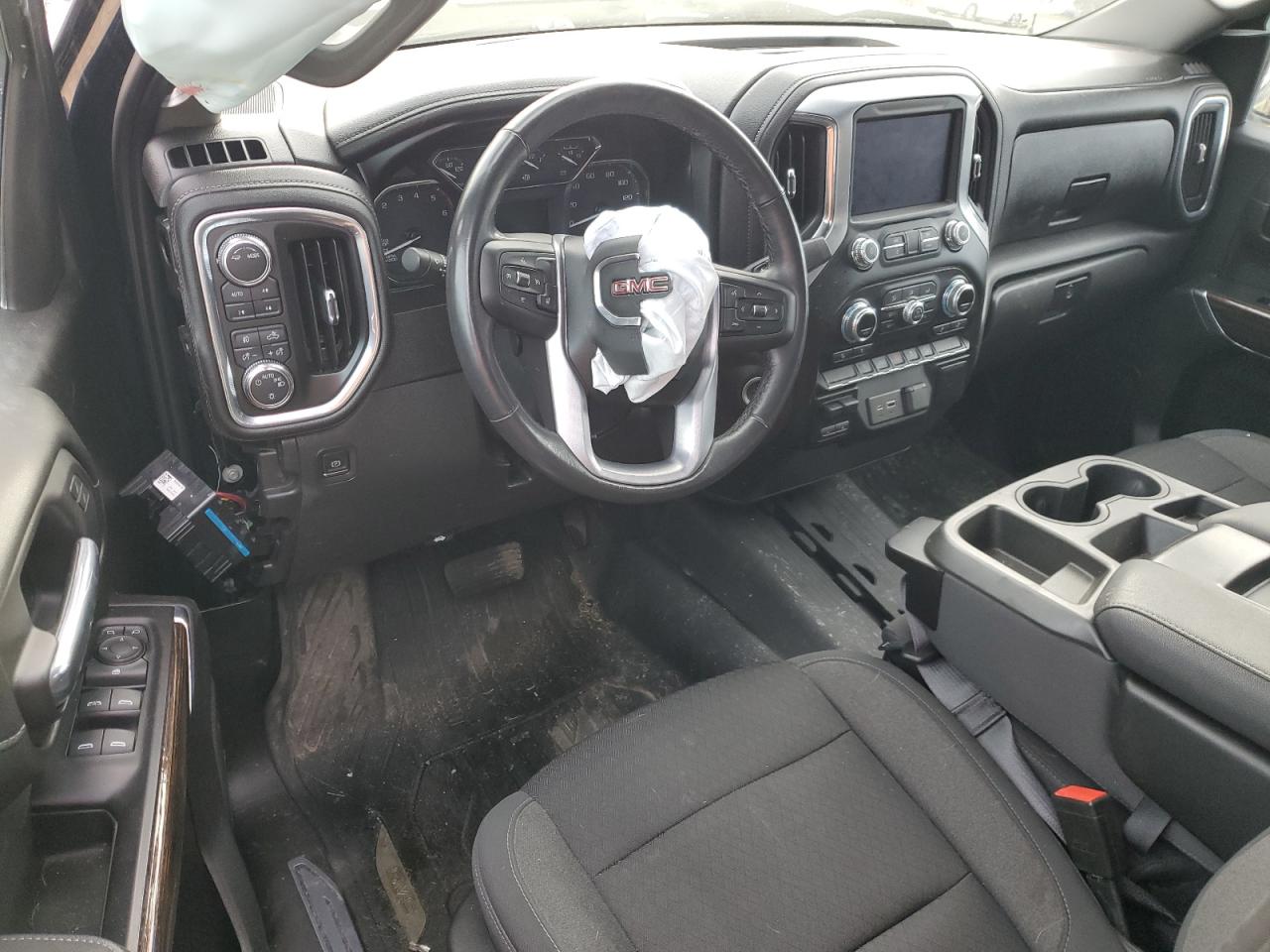 2021 GMC Sierra VIN 3GTU9CET5MG361186 Copart auction photo, front end / minor dent/scratches damage thumbnail 8