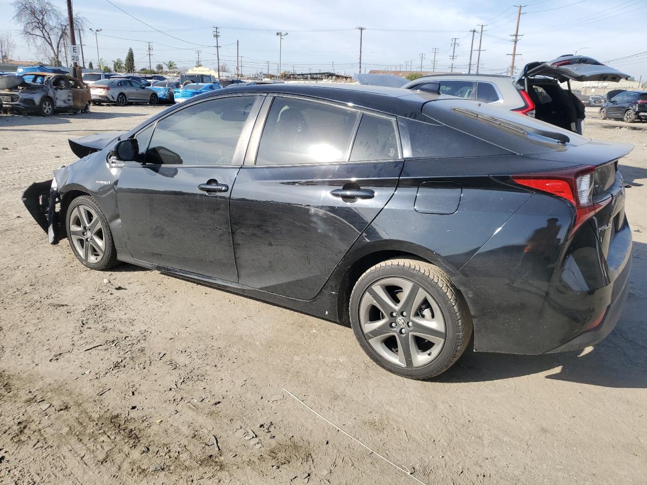 2020 Toyota Prius VIN JTDKARFU0L3120386 Copart auction photo, front end damage thumbnail 2