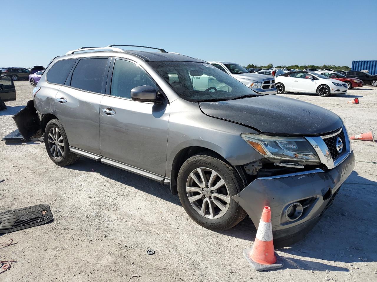 2015 Nissan Pathfinder VIN 5N1AR2MM0FC709954 Copart auction photo, rear end damage thumbnail 4
