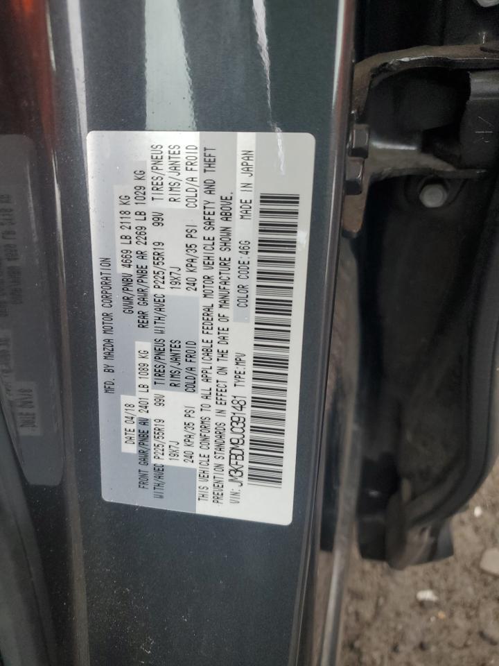 2018 Mazda CX-5 VIN JM3KFBDM9J0391481 Copart auction photo, front end damage thumbnail 12