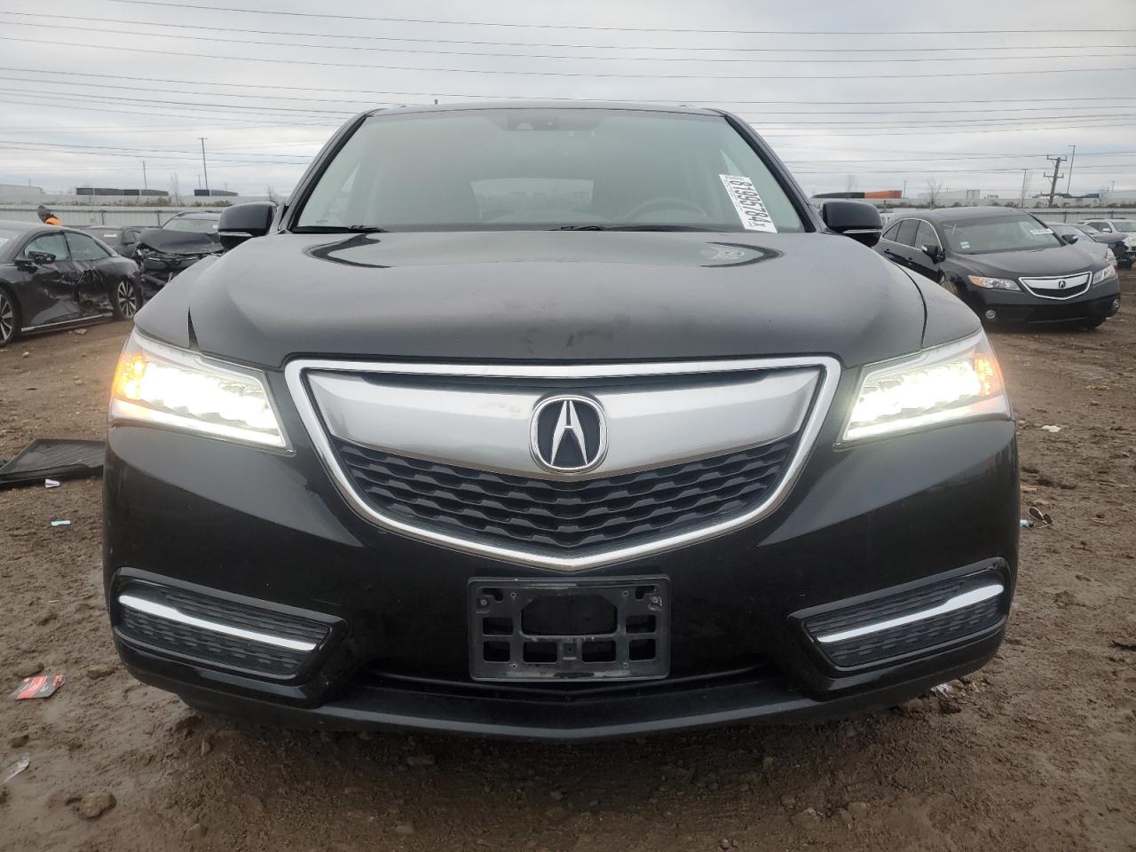 2015 Acura MDX VIN 5FRYD4H49FB013649 Copart auction photo, undercarriage / side damage thumbnail 5
