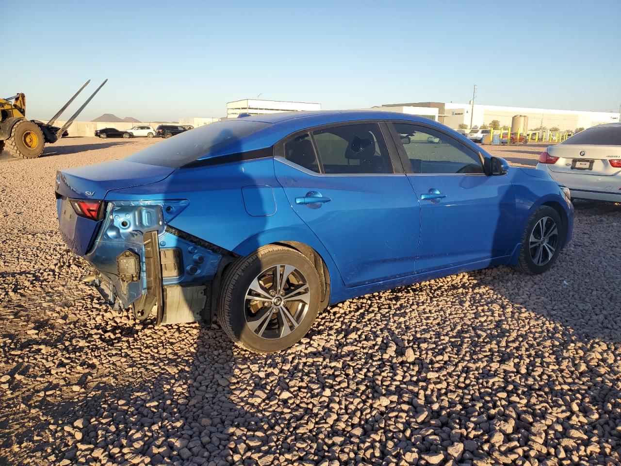 2020 Nissan Sentra VIN 3N1AB8CV2LY233430 Copart auction photo, rear end / side damage thumbnail 3