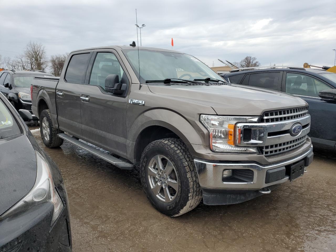2020 Ford F-150 VIN 1FTEW1E46LFA15898 Copart auction photo, side damage thumbnail 4