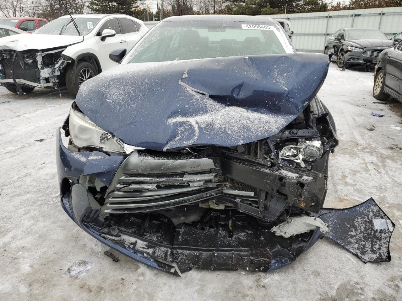 2017 Toyota Camry VIN 4T1BF1FKXHU716765 Copart auction photo, front end damage thumbnail 5